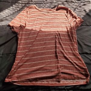 Maurices soft 24/7 tee, striped 1x
